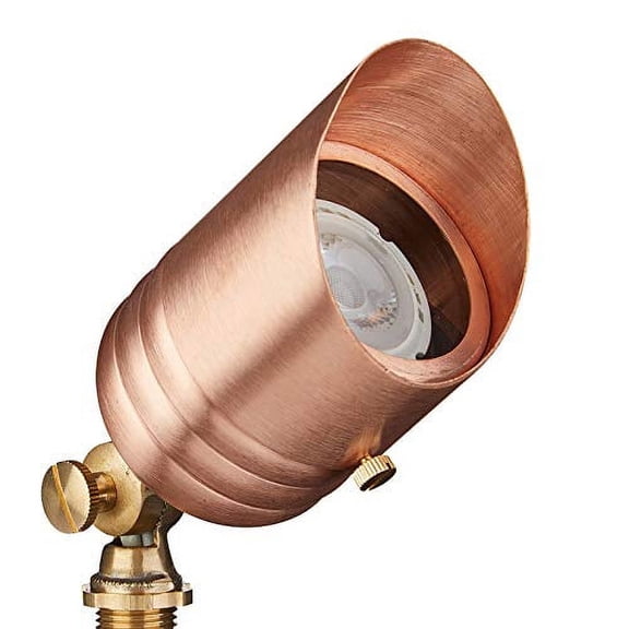 VOLT Fat Boy 12V Solid Copper Spotlight with Stake