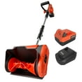 VOLTASK 20V 10Inch Cordless Snow Shovel Lightweight, Battery & Quick
