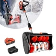 thumbnail image 1 of VOLTASK 24V 12-inch Cordless Snow Shovel Electric Snow Blower with Directional Plate, Battery & Quick Charger Included, 1 of 9