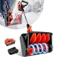 thumbnail image 1 of VOLTASK Cordless Snow Shovel, 24V | 13-inch | 4-Ah Electric Cordless Battery Brushless motor Snow Blower with Directional Plate, Battery & Quick Charger Included for Driveway & Sidewalks, 1 of 7