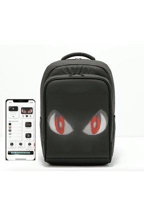 Led Backpack with Programmable Screen,Motorcycle Backpack with LED Screen, Laptop Backpack, College Backpack, Work Backpack for Men,  LED bags, Flight approved Carry-on backpack