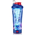 thumbnail image 1 of VOLTRX Electric Shaker Bottle - VortexBoost Portable USB C Rechargeable Protein Shake Mixer, Shaker Cups for Protein Shakes and Meal Replacement Shakes, BPA Free, Waterproof, Colored Light Base, 24 oz, 1 of 11