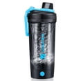 thumbnail image 1 of VOLTRX Gallium USB-C Rechargeable Electric Protein Shaker Bottle Blender Mixer Cup BPA-Free Tritan 24oz - Blue, 1 of 9