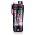 thumbnail image 1 of VOLTRX Gallium USB-C Rechargeable Electric Protein Shaker Bottle Blender Mixer Cup BPA-Free Tritan 24 oz - Pink, 1 of 10