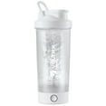 thumbnail image 1 of VOLTRX Merger Protein Blender Shaker Bottle USB C Rechargeable Electric Protein Shake Mixer Cups BPA Free 24oz - White, 1 of 9
