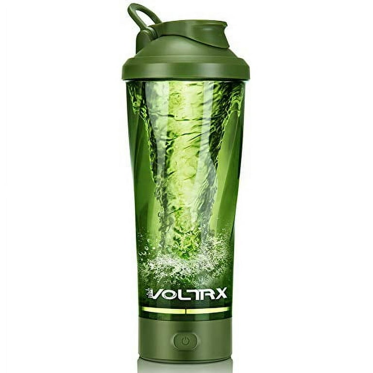 VOLTRX Premium Electric Protein Shaker Bottle, Made with Tritan - BPA Free  - 24 oz Vortex Portable Mixer Cup/USB Rechargeable Shaker Cups for Protein