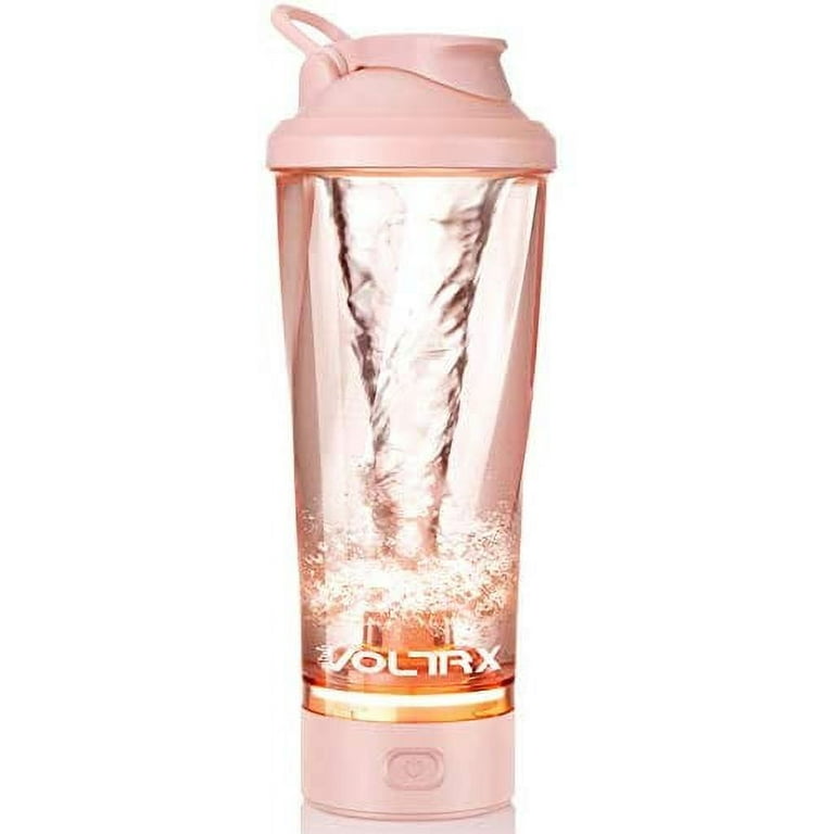 VOLTRX Premium Electric Protein Shaker Bottle, Made with Tritan - BPA Free - 24 oz Vortex Portable Mixer Cup/USB Rechargeable Shaker Cups for Protein