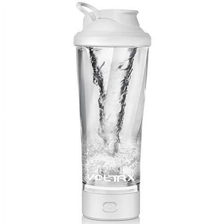 Premium Electric Protein Shaker Bottle, Made with BPA Free - 24 oz