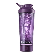 VOLTRX Premium Electric Protein Shaker Bottle, Made with Tritan - BPA Free - 24 oz Vortex Portable Mixer Cup/USB Rechargeable Shaker Cups for Protein Shakes