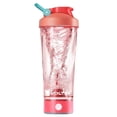 thumbnail image 1 of VOLTRX VortexBoost Electric Shaker Bottle, USB C Rechargeable Protein Shake Mixer, Shaker Cups for Protein Shakes and Meal Replacement Shakes, BPA-Free, Made with Tritan, Solar Red, 24oz, 1 of 6
