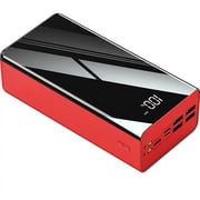 VOLTSTECH 50000mAh Large Capacity Portable Charger, Fast Charging USB Battery Packs, 4 Outputs-3 Inputs Full-screen LCD Display, Rechargeable Portable Power Bank