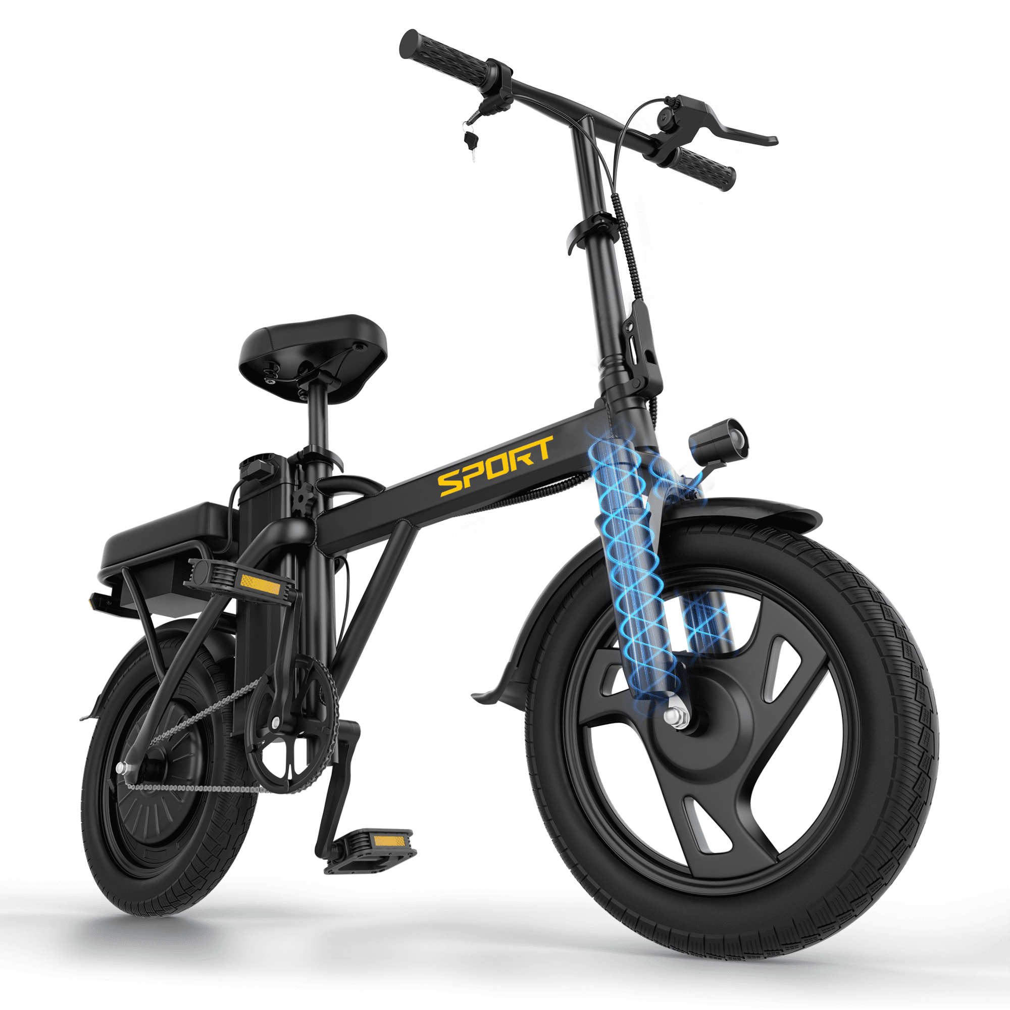 VOLTVOGUE VV-14 Adult Electric Bike, 14" Fat Tire Ebike, 500W Motor, 48V 9Ah 432Wh Battery, Speeds Up to 20 MPH, Class 2 electric Bicycle, UL 2849 Certified, Recommended Age 16+