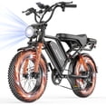 thumbnail image 1 of VOLTVOGUE VV-20 Adult Electric Bike, 750W Brushless Motor, 20" Fat Tire 48V 20Ah Ebike, 20MPH Top Speed Dual Suspension, 1 of 7
