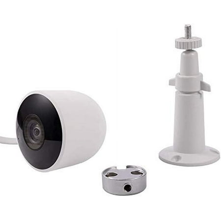 VOMENC Compatible for Nest Cam Wall Mount Versatile Aluminum Bracket Compatible for Nest Cam Outdoor Security Camera (1PACK)