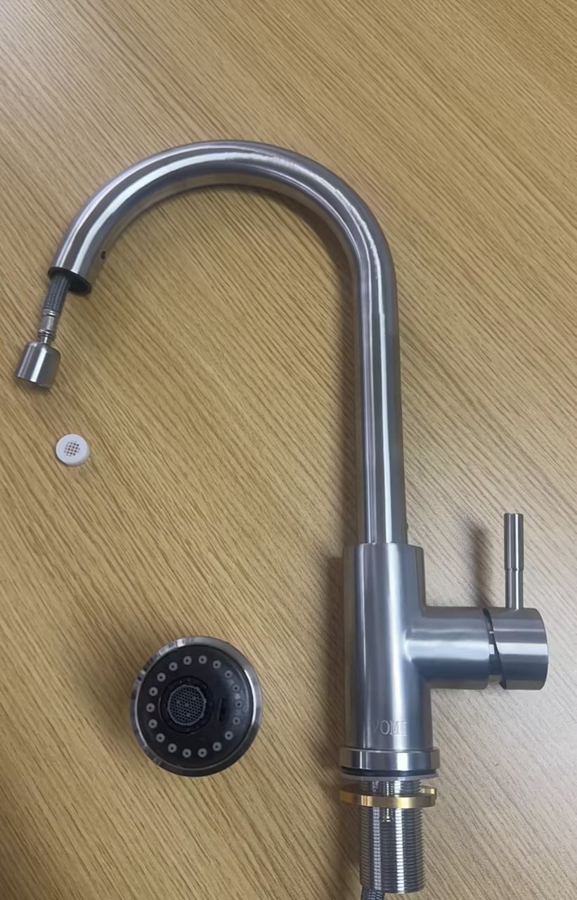VOMI High Arc Stainless Steel Kitchen Faucet
