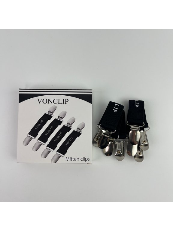Mitten clips,Winter Mitten Clips Elastic Stainless Steel Gloves Clips