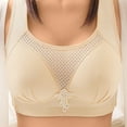 thumbnail image 1 of VONCOS Bras for Women Push-Up Wirelfree Bras Plus Size Full Figure Tops Underwear Yellow Size 5XL, 1 of 3