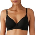thumbnail image 1 of VONCOS Wireless Bra for Women Plus Size Black XXL, Seamless Comfort Wirefree Bralette with Lightly Padded Cups for Everyday T-Shirt & Lounge,Size 2XL, 1 of 5
