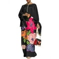 thumbnail image 1 of VONDA Women's Long Sleeve Floral Printed Elegant Party Evening Maxi Dress, 1 of 2