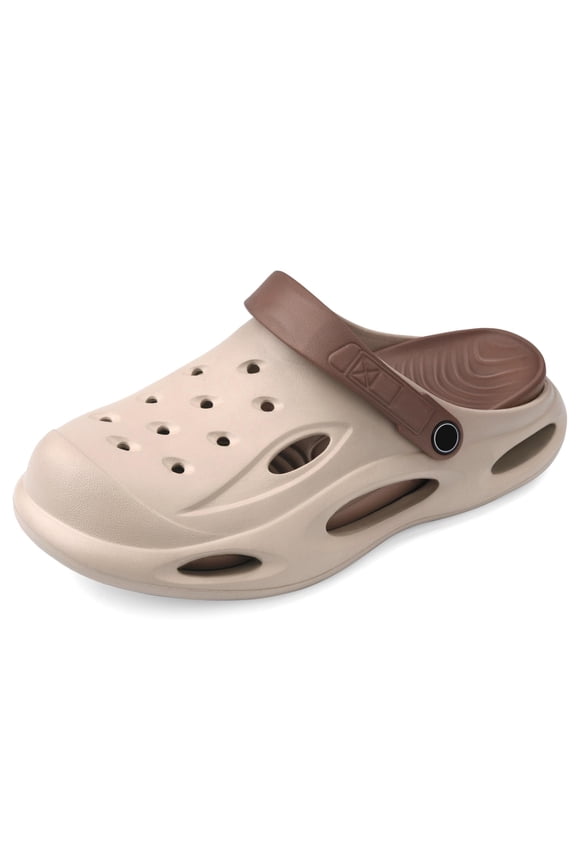 Men's Clogs Removable Thick Insoles EVA Clog Non-slip Sandals Lghtweight Outdoor Beach Slippers