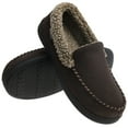thumbnail image 1 of VONMAY Men's Moccasin Slippers Fuzzy House Shoes with Whipstitch Indoor Outdoor, 1 of 5