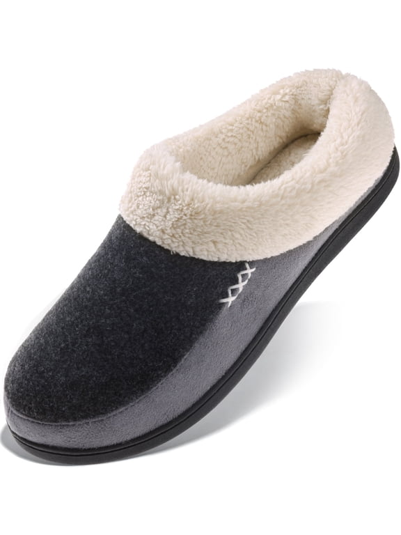 Men's Slippers Comfort Slip On Indoor Outdoor House Shoes