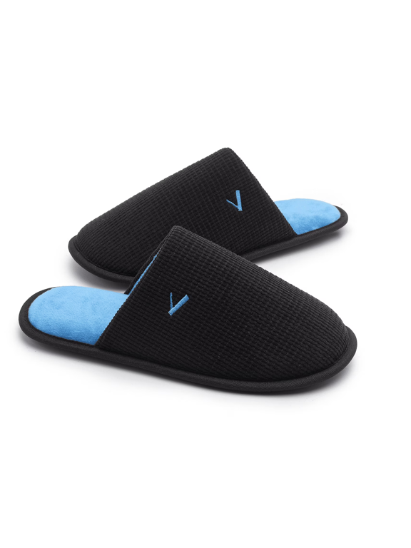 Men's Slippers Cozy Scuff Slippers Comfort House Shoes Memory Foam Slip on