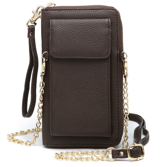 VONMAY Multi-pockets Women Crossbody Wallet Wristlet with Credit Card Slots