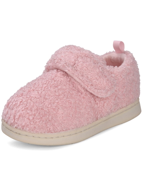 Toddler Slippers Non-Slip Velcro House Shoes