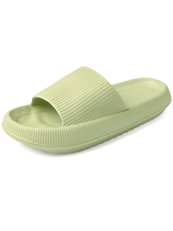 Unisex Slides Sandals Soft Thick Sole Non-Slip Pillow Sandals