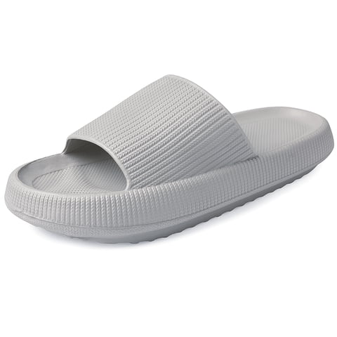 Unisex Slides Sandals Soft Thick Sole Non-Slip Pillow Sandals