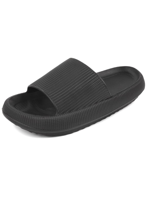 Unisex Slides Sandals Soft Thick Sole Non-Slip Pillow Sandals
