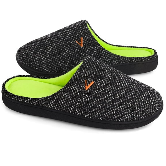 VONMAY Women's Cozy Slippers Two-Tone Indoor Outdoor House Shoes