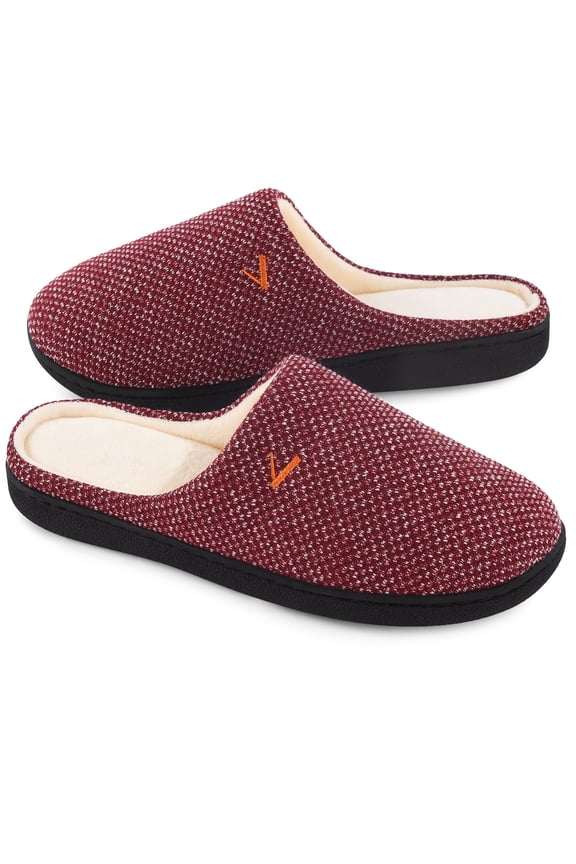 Women's Cozy Slippers Two-Tone Indoor Outdoor House Shoes