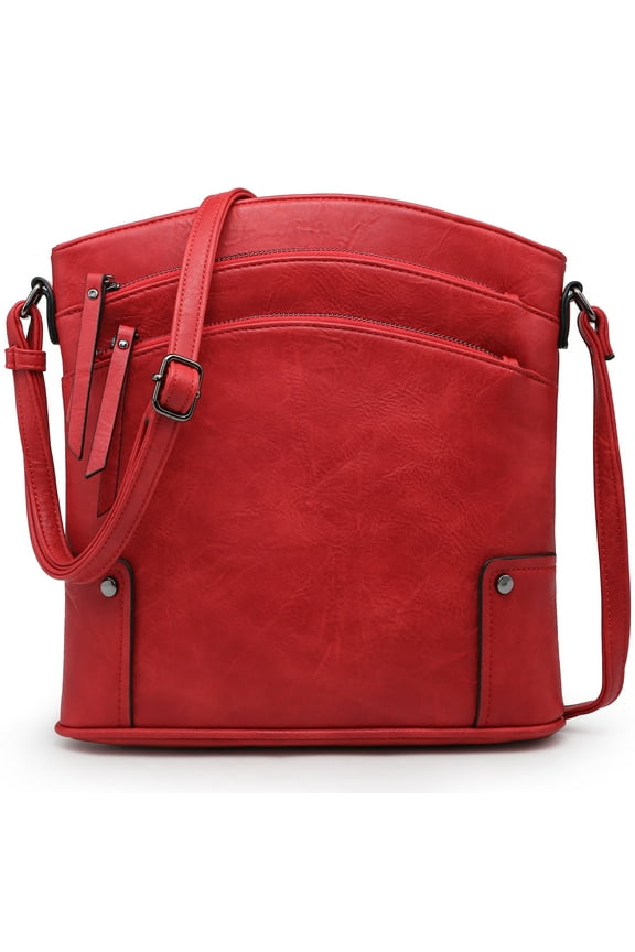 Women's Crossbody Bags Multi-pockets Crossover Shoulder Bags