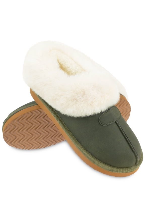 Women's Fuzzy Memory Foam Slippers Fluffy Slip On Cozy Winter House Shoes Plush Faux Fur Lining Upper Lightweight Anti Slip Sole Indoor and Outdoor