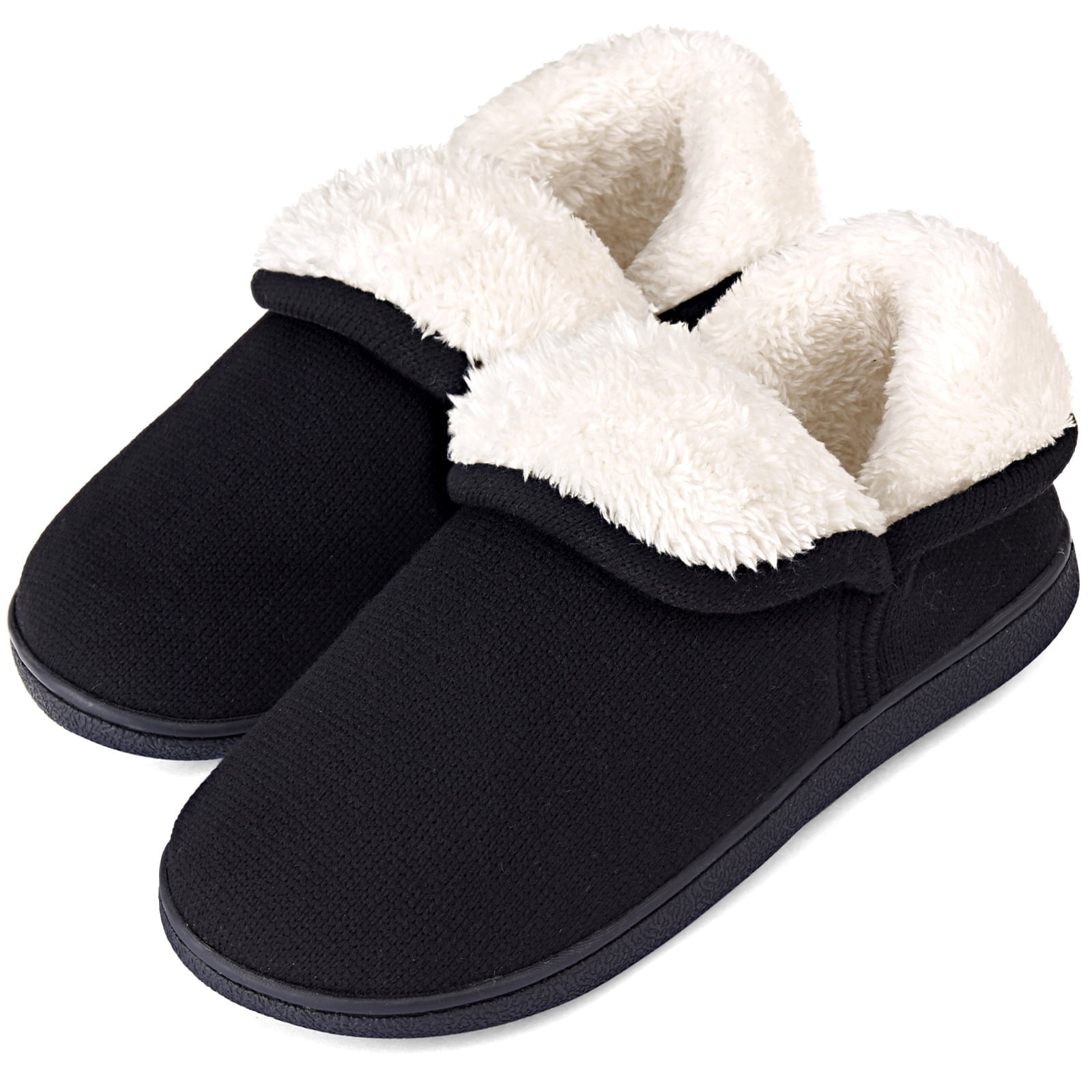 VONMAY Women's Fuzzy Slippers Booties Indoor Outdoor House Shoes - Walmart.com