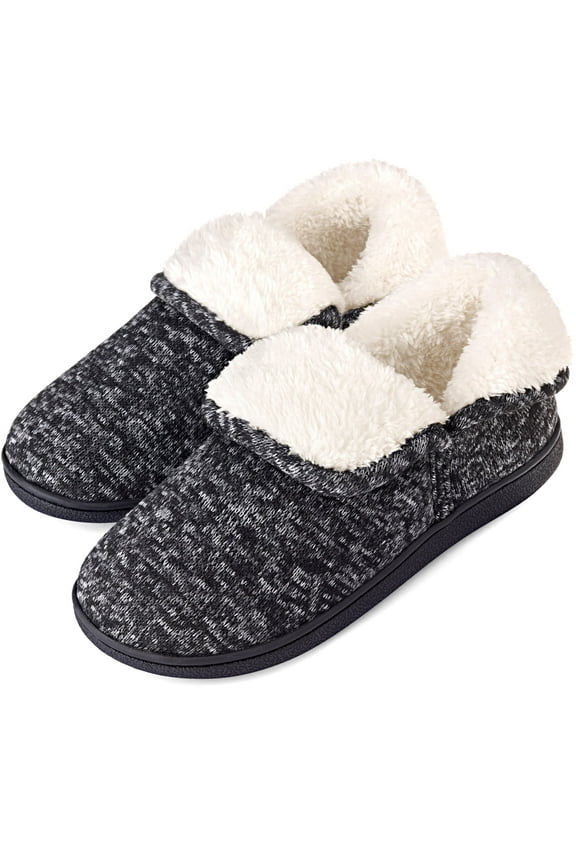 Women's Fuzzy Slippers Booties Indoor Outdoor House Shoes