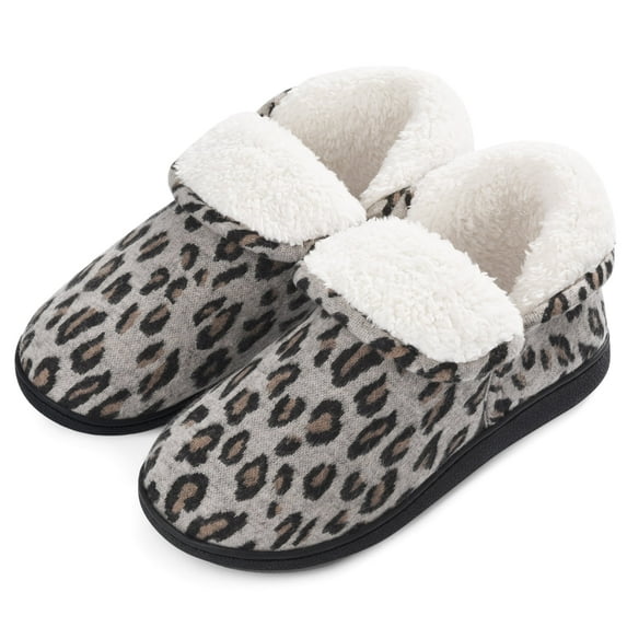 VONMAY Women's Fuzzy Slippers Booties Indoor Outdoor House Shoes