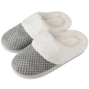 VONMAY Women's Slippers Cozy Slip-on Indoor Outdoor House Shoes