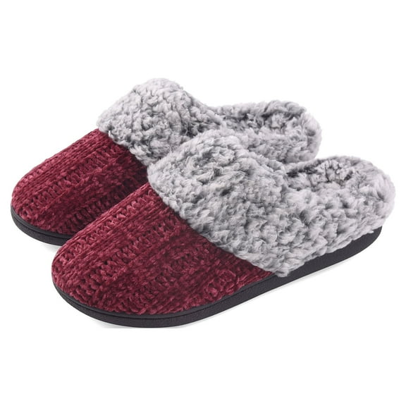VONMAY Women's Slippers Cozy Slip-on Indoor Outdoor House Shoes