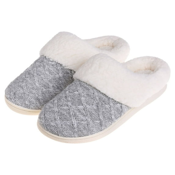 VONMAY Women's Slippers Cozy Slip-on Indoor Outdoor House Shoes