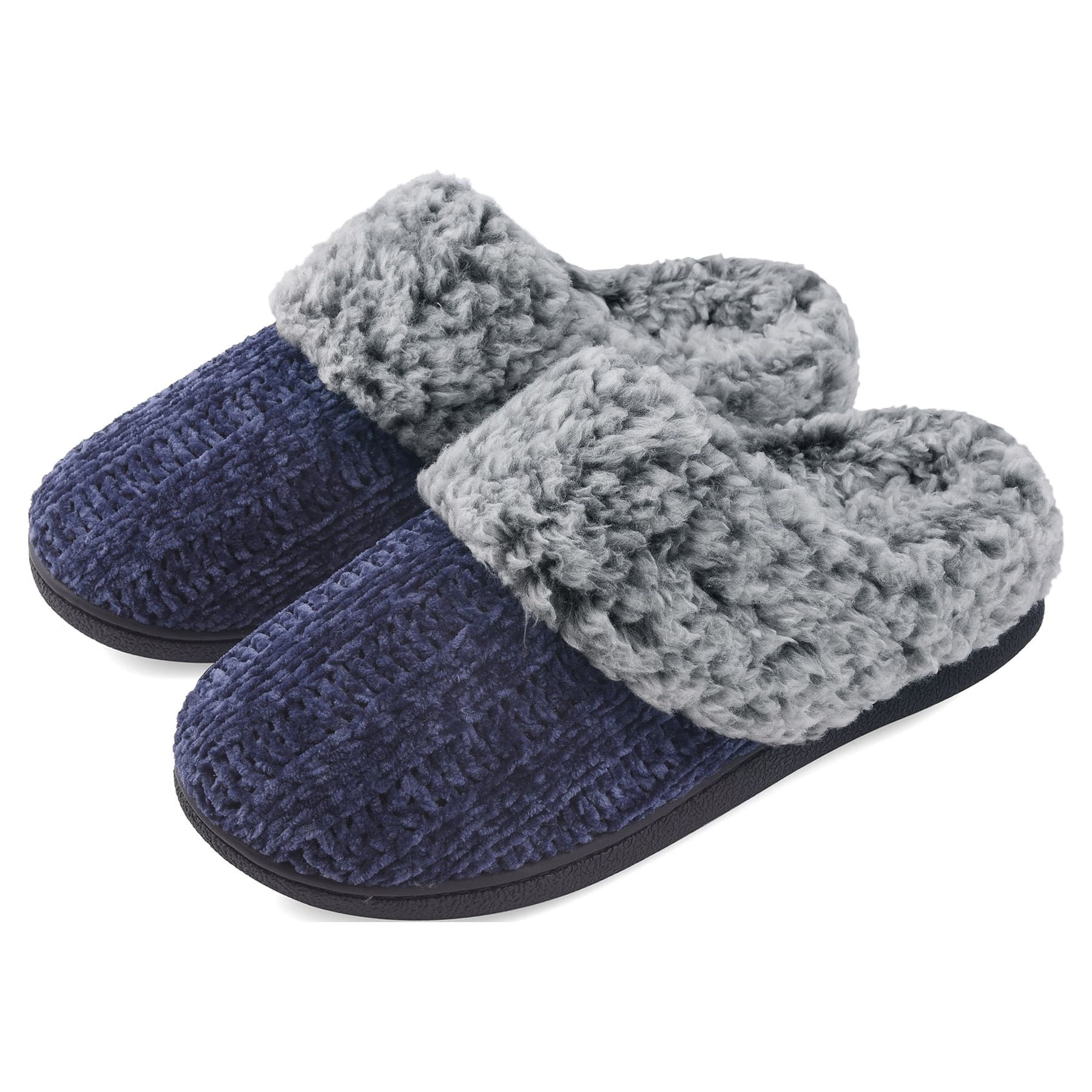 VONMAY Women's Slippers Cozy Slip-on Indoor Outdoor House Shoes 