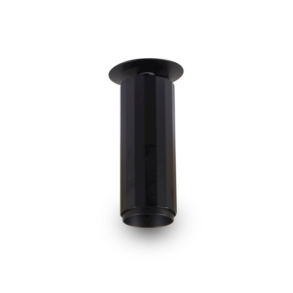 Orbit Series Black Aluminum LED Adjustable Flush Spotlight