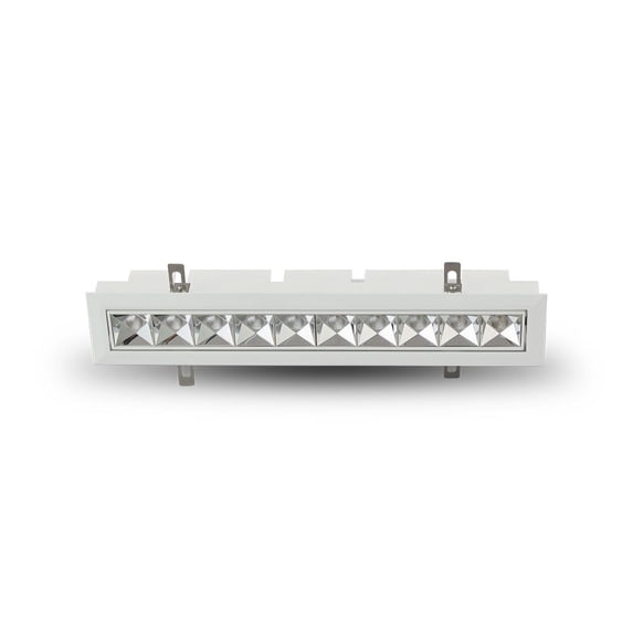 VONN Adjustable ETL Commercial Grade LED Recessed Downlight w/ Trim in White