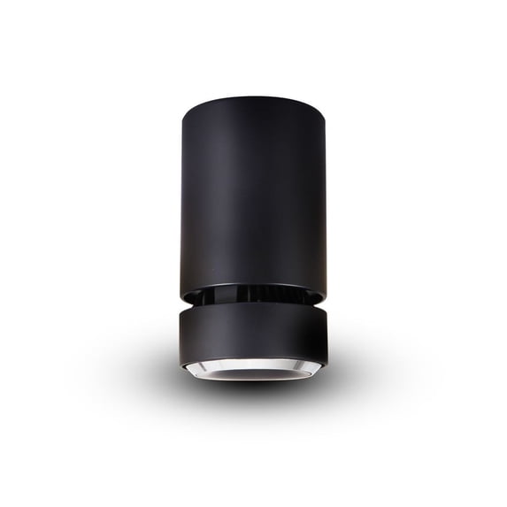 VONN Adjustable ETL Commercial Grade LED Surface Mounted Downlight in Black