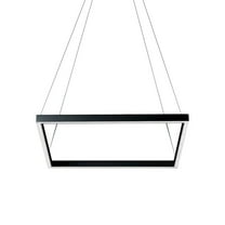 VONN Atria 20" Adjustable Aluminum ETL Certified Integrated LED Chandelier Black