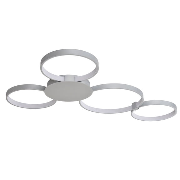 VONN Capella 43" Aluminum ETL Certified Integrated LED Ceiling Fixture in Silver