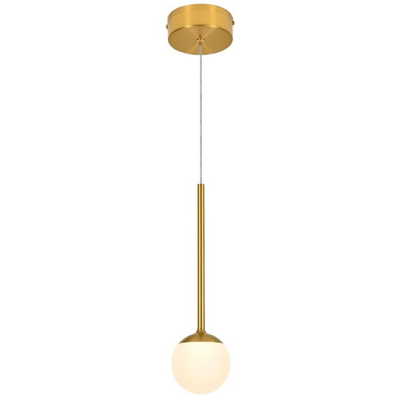 VONN Capri 5" Height Adjustable ETL Certified Integrated LED Pendant in AB