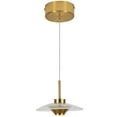 thumbnail image 1 of VONN Ferrara Height Adjustable ETL Certified Integrated LED Pendant in AB, 1 of 22
